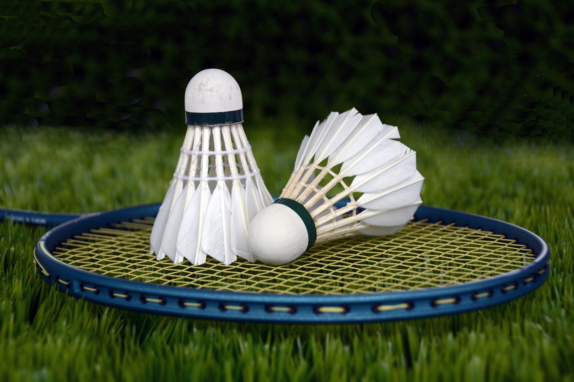 Blue Badminton Racket